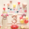 KUROMI - SET BÓNG SINH NHẬT CHO BÉ GÁI KÈM BÓNG CHỮ SD-KC015