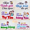 Set 6 Hashtag khai giảng- mẫu thiết kế COMBO 3