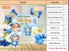 SET BÓNG SINH NHẬT CHO BÉ TUỔI RỒNG PO-L005