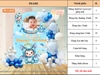SET BÓNG SINH NHẬT CHO BÉ TUỔI RỒNG PO-L002