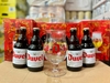 Hộp quà bia Bỉ DUVEL 4 chai 330ml + Ly