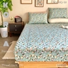 set-ga-goi-cotton-han-quoc-chan-bong-hoa-bong-xanh-ngoc-sgghq-050