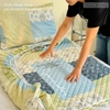 set-ga-goi-chan-bong-hoa-nhi-quilt-o-xanh-sggcb240