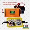 BỘ SẠC ẮC QUY Ô TÔ XE MÁY 12V2A 2AH-20AH TỰ NGẮT KHI ĐẦY CHỨC NĂNG BẢO DƯỠNG PHỤC HỒI ẮC QUY (MÀN HÌNH-6 ĐÈN BÁO)