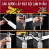 BỘ VÒI BƠM HÚT NƯỚC RỬA CHÉN GẮN BỒN KÈM BÌNH CHỨA 30ML