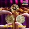 ĐỒNG XU BITCOIN MẠ VÀNG 24K- QUÀ TẶNG ĐỘC ĐÁO VÀ Ý NGHĨA