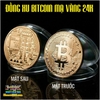 ĐỒNG XU BITCOIN MẠ VÀNG 24K- QUÀ TẶNG ĐỘC ĐÁO VÀ Ý NGHĨA