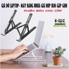 GIÁ ĐỠ LAPTOP- MÁY BẢNG NHỰA GIẢ HỢP KIM GẤP GỌN GIÚP TẢN NHIỆT