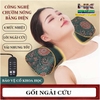 GỐI NGẢI CỨU CẮM ĐIỆN SƯỞI ẤM MASSAGE GIÚP GIẢM ĐAU CỔ VAI GÁY THẢO DƯỢC HƯƠNG THƠM DỄ CHỊU