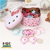 HỘP CHUN BUỘC TÓC HELLO KITTY CHO BÉ