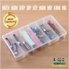 SET 2 HỘP NHỰA TRONG SUỐT 6 NGĂN ĐỰNG LINH KIỆN- PHỤ KIỆN- ĐỒ DÙNG TRANG ĐIỂM