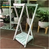 KỆ GỖ 2 TẦNG ĐỂ CHẬU HOA CÂY CẢNH