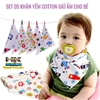 COMBO 5 KHĂN YẾM COTTON GIỮ ẤM CHO BÉ