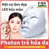 MẶT NẠ QUANG HỌC LED PHOTON 7 MÀU, HỖ TRỢ SPA- TRẺ HÓA LÀN DA- GIỮ MÃI NÉT THANH XUÂN
