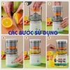 MÁY VẮT CAM-MÁY ÉP HOA QUẢ TỰ ĐỘNG ĐA NĂNG CHẤT LƯỢNG CAO TÍCH ĐIỆN SỬ DỤNG SẠC USB TIỆN LỢI