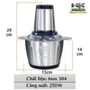 MÁY XAY THỊT KITCHEN EXPERT 2L CỐI INOX 304