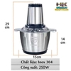 MÁY XAY THỊT KITCHEN EXPERT 2L CỐI INOX 304