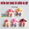 SET 4 MIẾNG ĐỆM GIẢM CHẤN CHỐNG SỐC DÁN CỬA XE Ô TÔ- ĐIỆN THOẠI