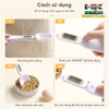 MUỖNG CÂN TIỂU LI ĐIỆN TỬ ĐỘ CHÍNH XÁC CAO 0,1G- MÀN HÌNH LCD CÂN ĐONG, ĐO ĐỊNH LƯỢNG DÙNG CHO NẤU ĂN NHÀ BẾP