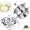 NỒI HẤP INOX 2 VÀ 3 TẦNG SIZE 28 CM