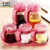 SET 5 HŨ THỦY TINH ĐỰNG GIA VỊ TIỆN ÍCH