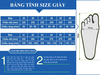 bảng tính size giày bảo hộ SAMI