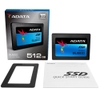 SSD ADATA SU800 512GB 3D-NAND 2.5 Inch SATA III Read/ Wirte: Upto 560/ 520Mb/s (ASU800SS-512GT-C)