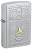 Hộp Quẹt Zippo 47009 Vintage Filigree Design Satin Chrome