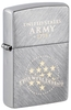 Hộp Quẹt Zippo 47090 U.S. Army® This We'll Defend Design Herringbone Sweep