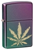 Zippo Iridescent Marijuana Leaf 49185