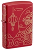 Hộp Quẹt Zippo 47146 Lunar New Year Design Red Matte