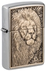 Hộp Quẹt Zippo 47171 Lion Emblem Street Chrome