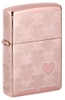 Zippo 49811 Heart Design High Polish Rose Gold