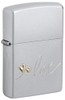 Bật Lửa Zippo 48725 Love Design Auto Two Tone Satin Chrome