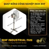 Quạt Đứng Công Nghiệp Inox 304 BHF-500DXIN (130W - Xoay Được)