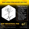 Quạt Đứng Công Nghiệp Inox 304 BHF-500DXIN (130W - Xoay Được)