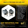 Quạt Sò Ly Tâm Mini Inox 304 BHF-4P 0.25IN (Công Suất 1/4HP)