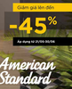 Khuyến mãi American Standard Hè 2018