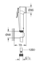 Vòi xịt nhà vệ sinh Grohe Tempestan Cool Sunrise mờ | 27513GN1