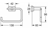 Móc giấy vệ sinh Grohe Essentials Cube | 40507001