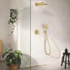 Sen tắm âm tường nhập khẩu Đức màu vàng xước mờ Grohe Grohtherm SmartActive 310  34863GN0