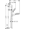 Thanh trượt và Tay sen tắm Hansgrohe | 26532400