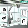 Vòi bếp nóng lạnh rút dây Hansgrohe Allegro E SemiArc | 06461000