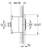 Bát sen âm tường Grohe Rainshower F-Series 5 | 27251000