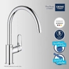 Vòi rửa bát nóng lạnh GROHE Start Classic 31555001 (Không rút dây)