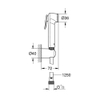 Xịt vệ sinh nhập khẩu Đức Grohe 27513GL1 (màu vàng bóng)