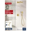 Sen tắm âm tường nhập khẩu Đức màu vàng xước mờ Grohe Grohtherm SmartActive 310  34863GN0