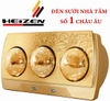 Đèn sưởi phòng tắm Heizen 3 bóng vàng HE-3B