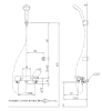 Sen tắm Nhật nội địa LIXIL | BF-WM145TSG