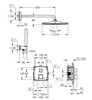 Sen tắm âm tường Grohe Precision 310 Cube | 34879000